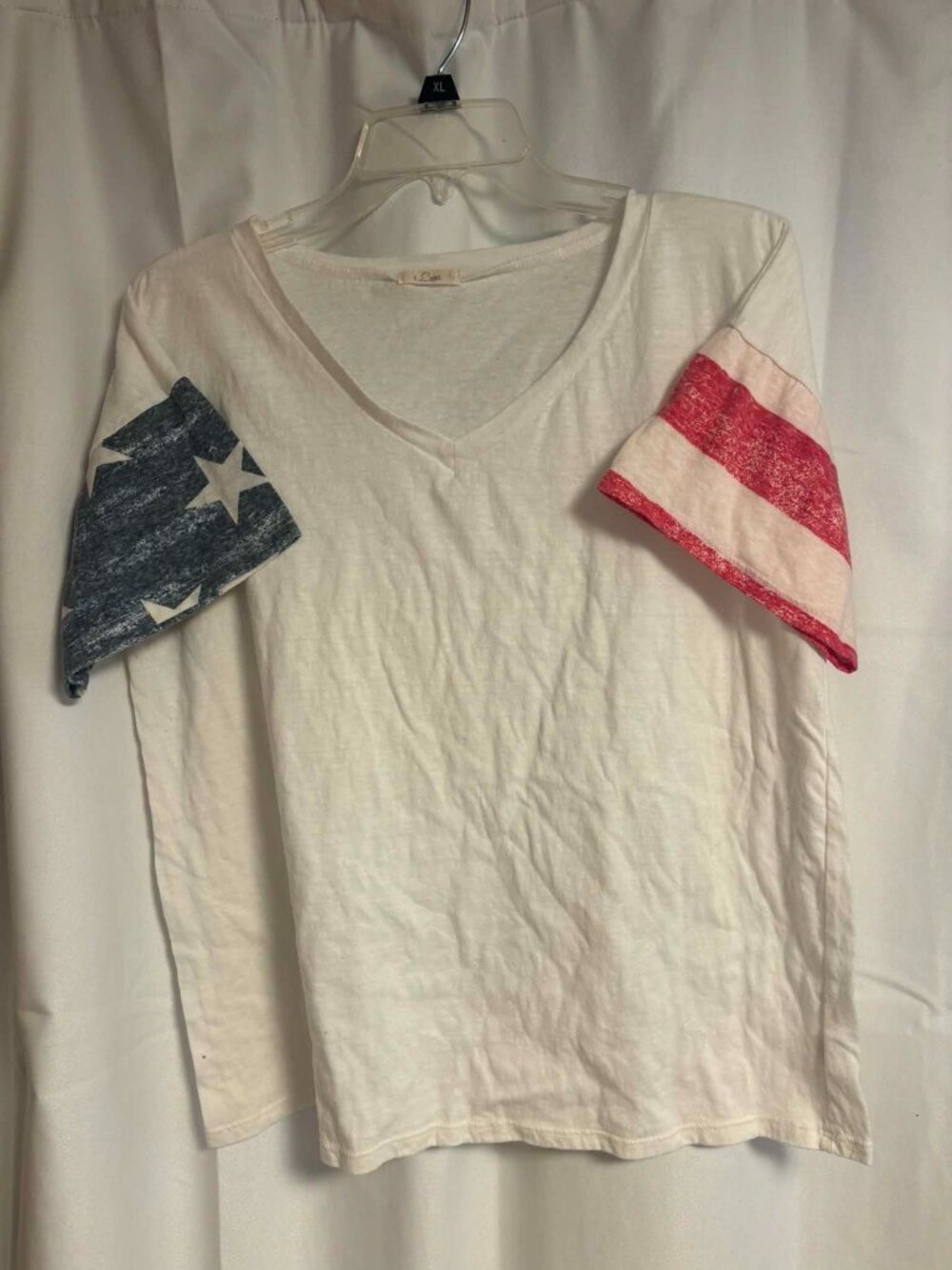 E. LUNA Patriotic T-Shirt Size Large